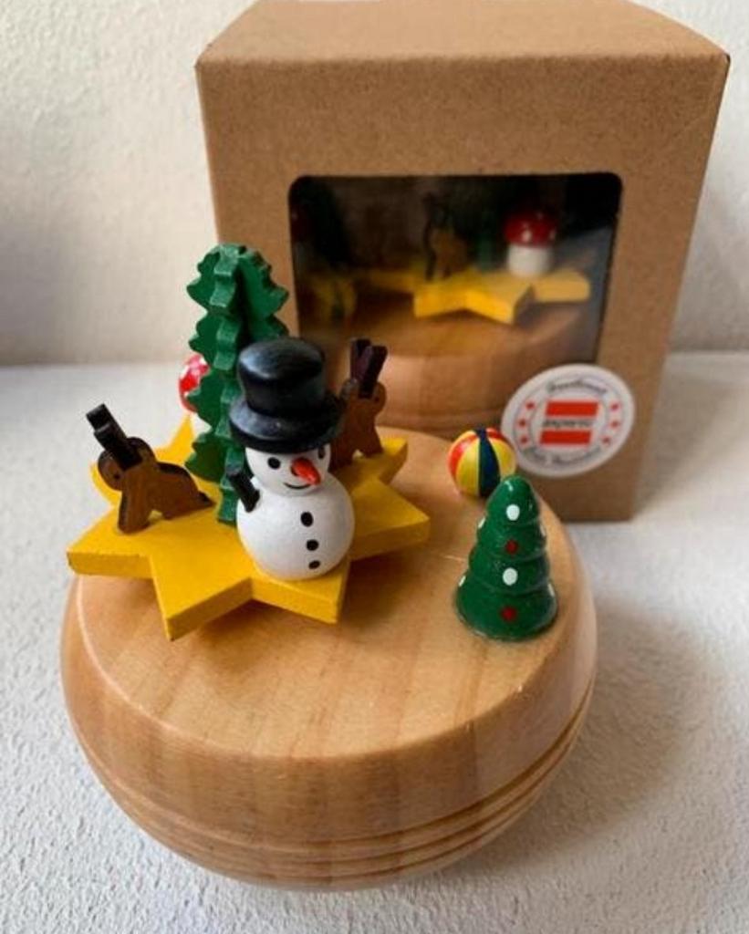 Houten speeldoos, Diversen, Kerst, Ophalen of Verzenden, Nieuw
