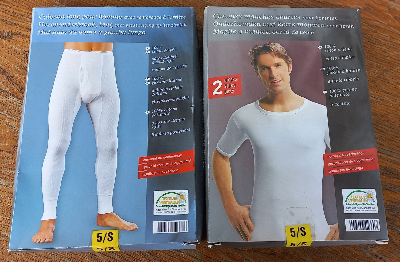 Chicca Heren Ondergoed Set: Hemden en Lange Onderbroek, Kleding | Heren, Ophalen of Verzenden, Wit, Chicca