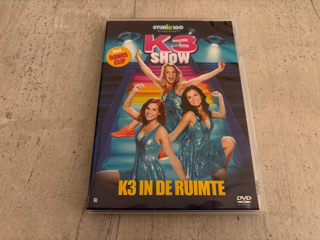 K3 Show - K3 In De Ruimte DVD, Alle leeftijden, Ophalen of Verzenden, Gebruikt