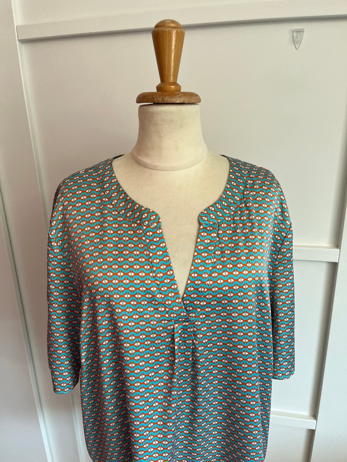 Herzen's Angelegenheit zijden blouse maat 44, Ophalen of Verzenden, Zo goed als nieuw, Maat 42/44 (L), Meerkleurig