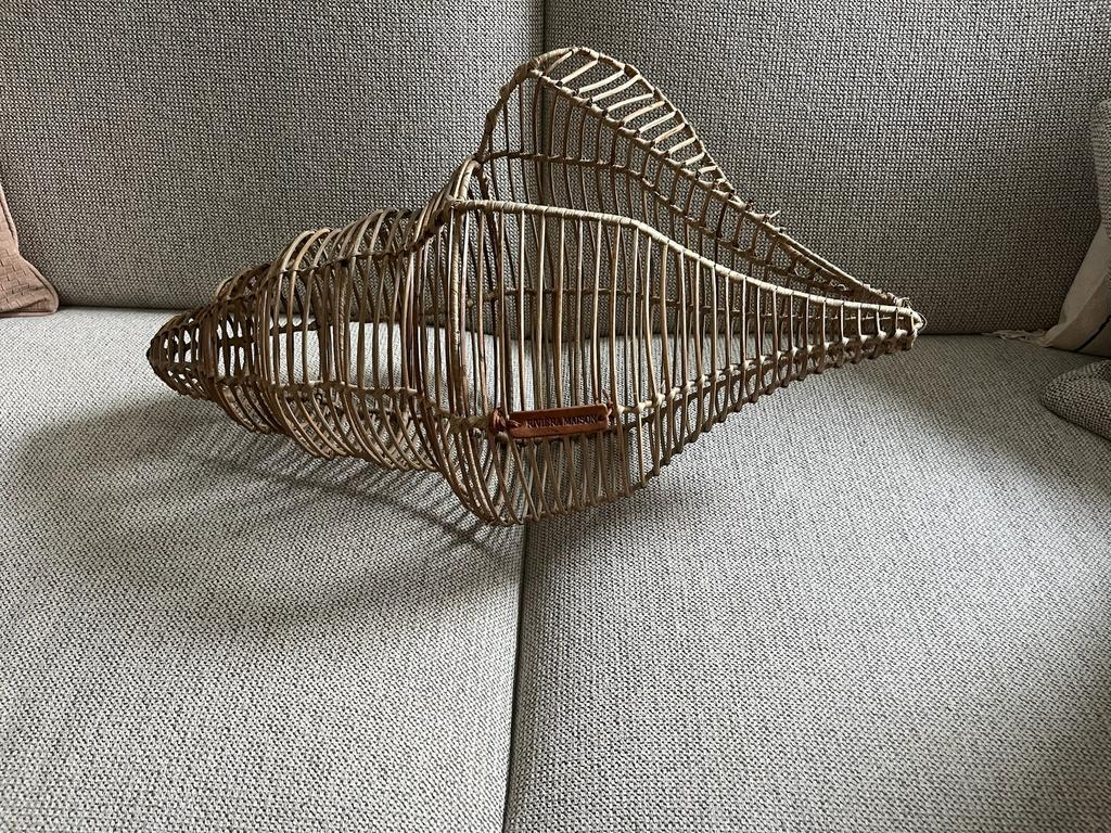 Te koop: Rivièra Maison rattan grote schelp, Ophalen of Verzenden, Nieuw