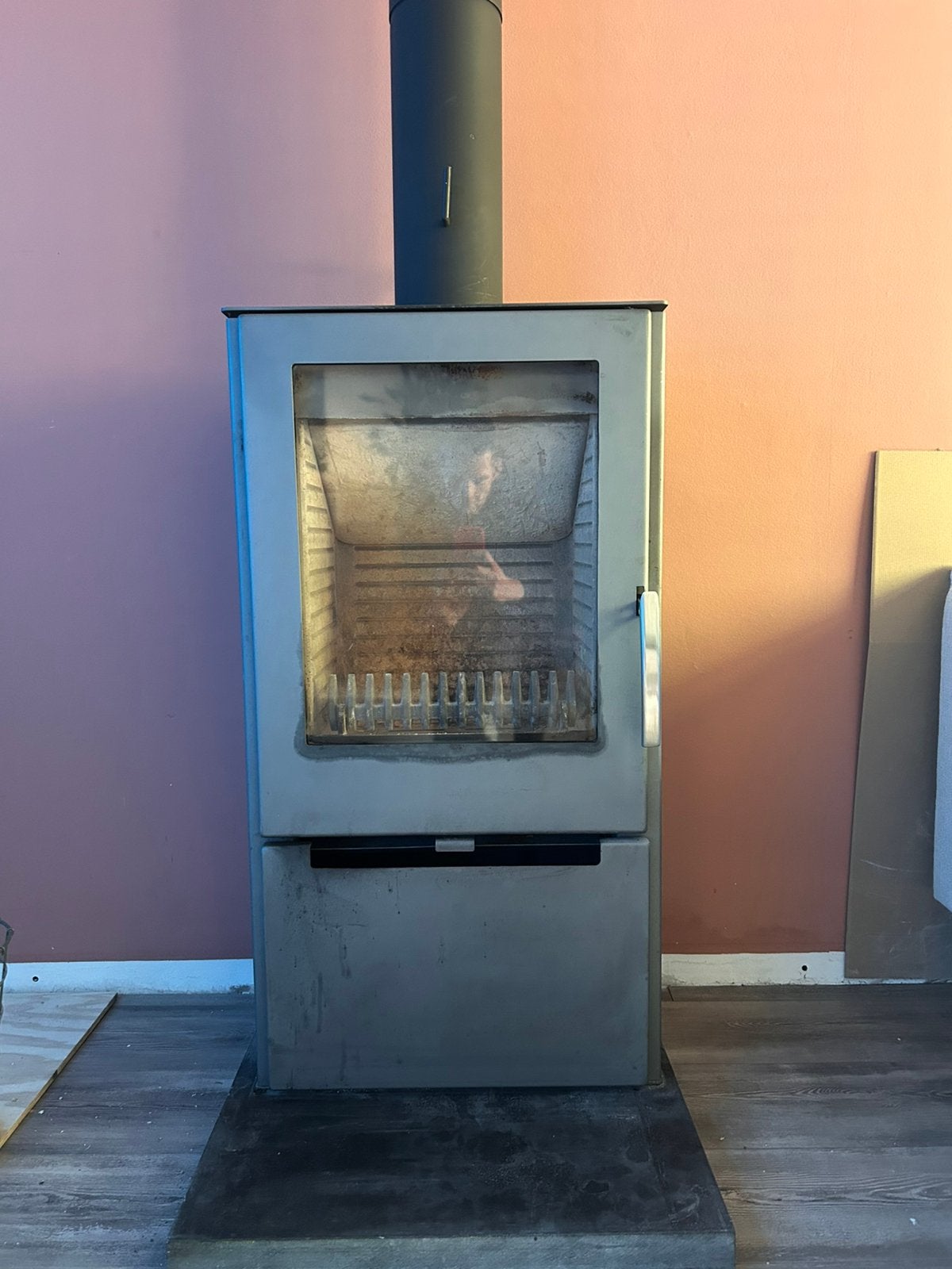 8kw houtkachel, Ophalen, Gebruikt, Houtkachel, Vrijstaand