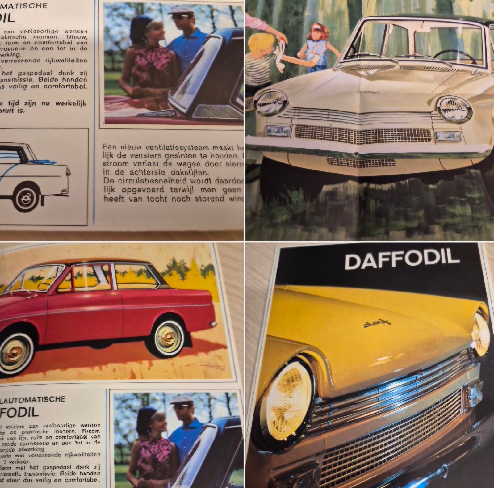 jaren 60 Daf 32 Daffodil daf personen wagens folder izgst, Ophalen of Verzenden, Zo goed als nieuw, Overige merken