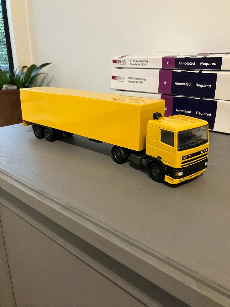 DAF 95 Lion Toys, Ophalen of Verzenden, Zo goed als nieuw, Bus of Vrachtwagen, Lion Toys