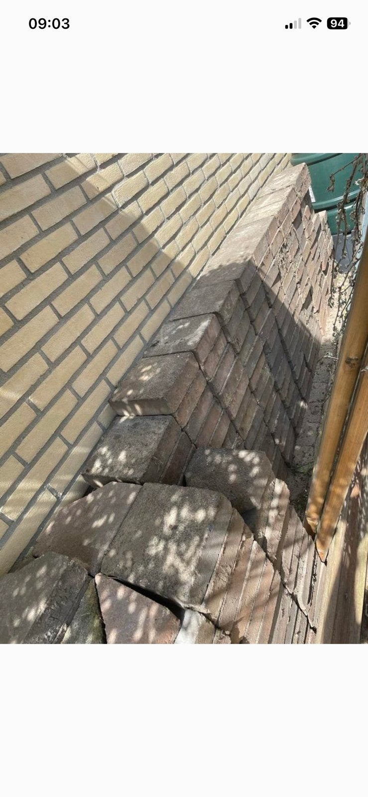 Gratis klinkers! 20x20, Ophalen, Zo goed als nieuw, Beton, Klinkers