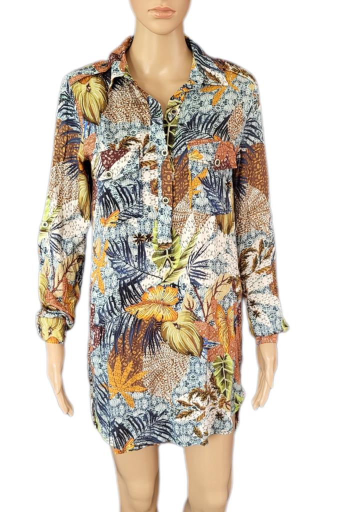 Mooie lange blouse van Tessa Koops maat M, Kleding | Dames, Maat 38/40 (M), Overige kleuren, Ophalen of Verzenden, Zo goed als nieuw