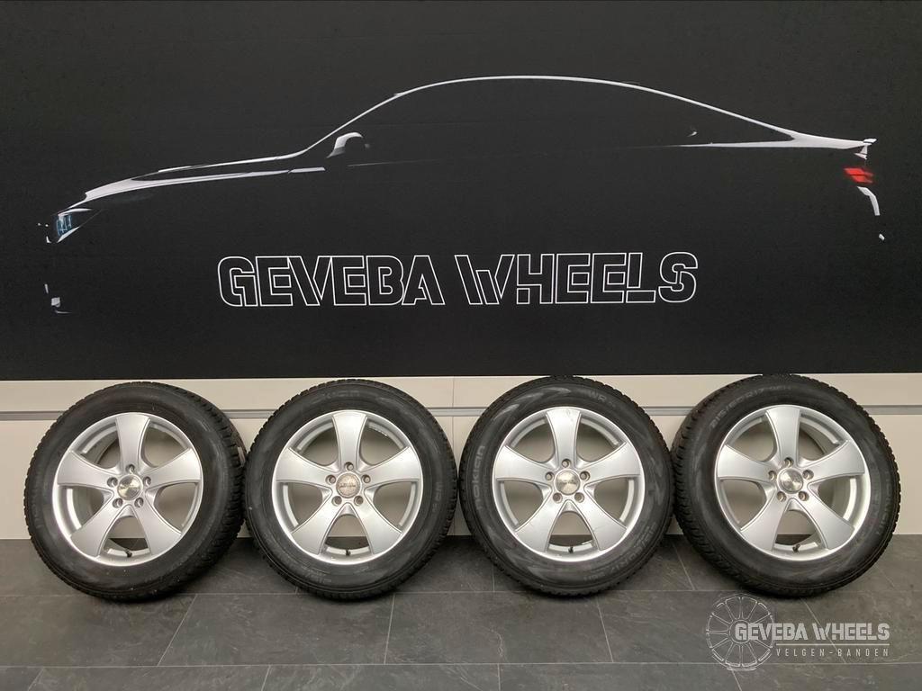 17'' Nissan Qashqai J10 J11 velgen + winterbanden 5x114.3, Auto-onderdelen, Banden en Velgen, -, -, Banden en Velgen, 17 inch