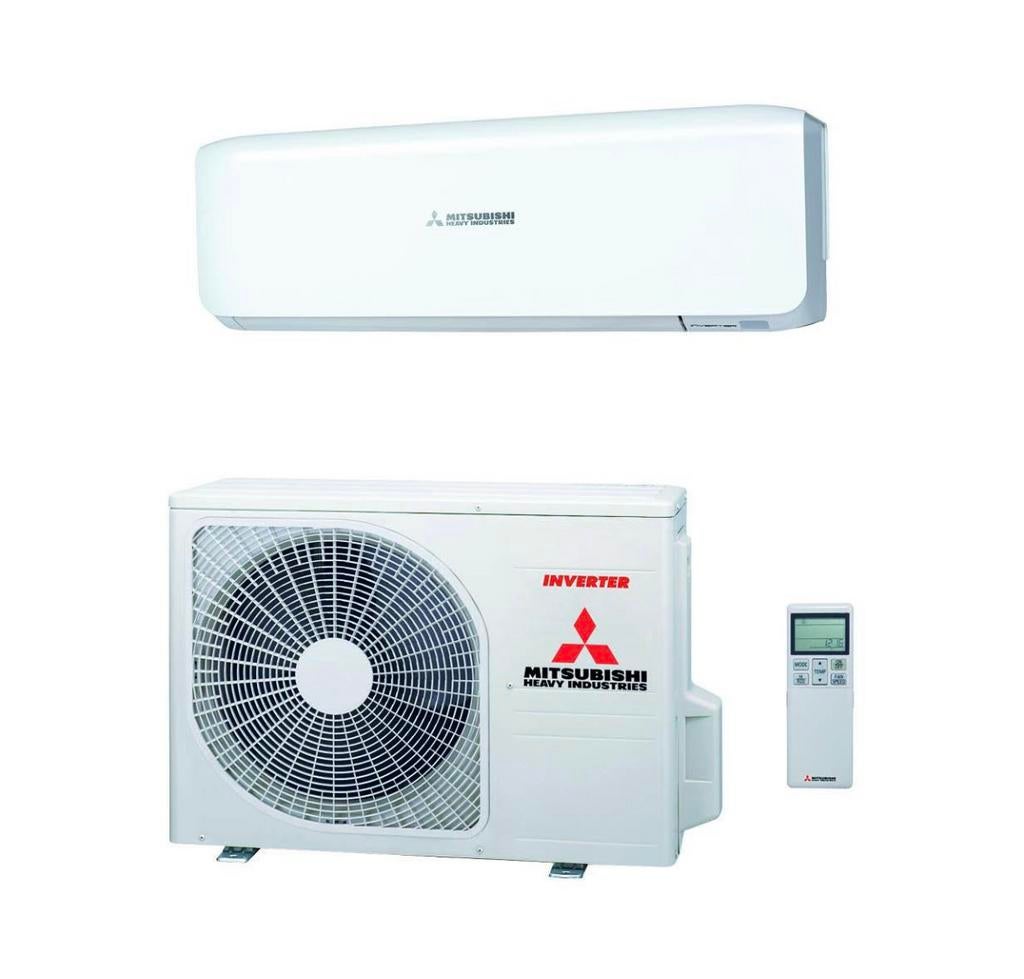 Mitsubischi heavy industrie 5 kw, Witgoed en Apparatuur, 3 snelheden of meer, Ophalen of Verzenden, Zo goed als nieuw, 100 m³ of groter
