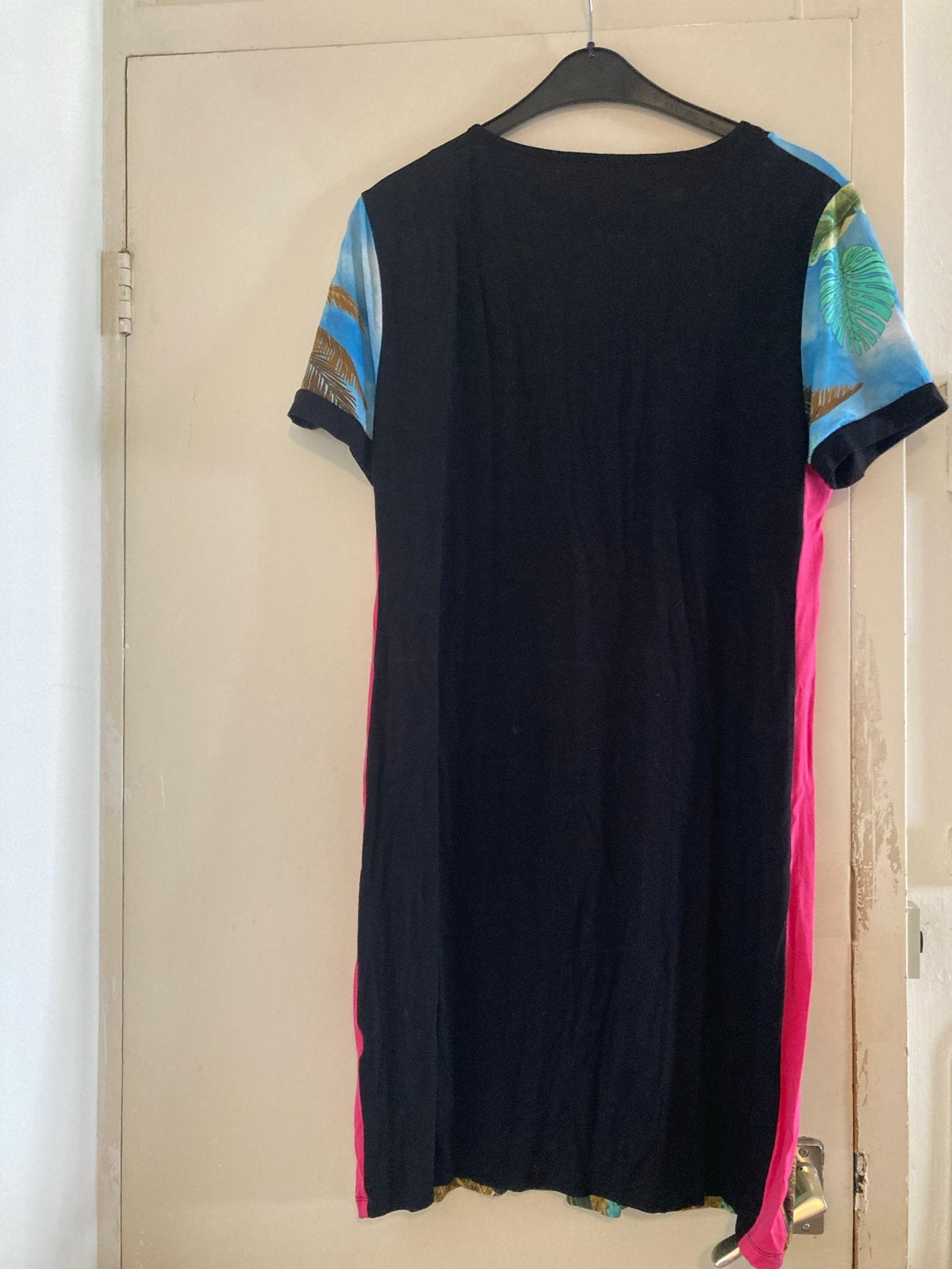 Zara Larsson jurk L/XL met tropische print, Meerkleurig, Maat 42/44 (L), Ophalen of Verzenden, Knielengte