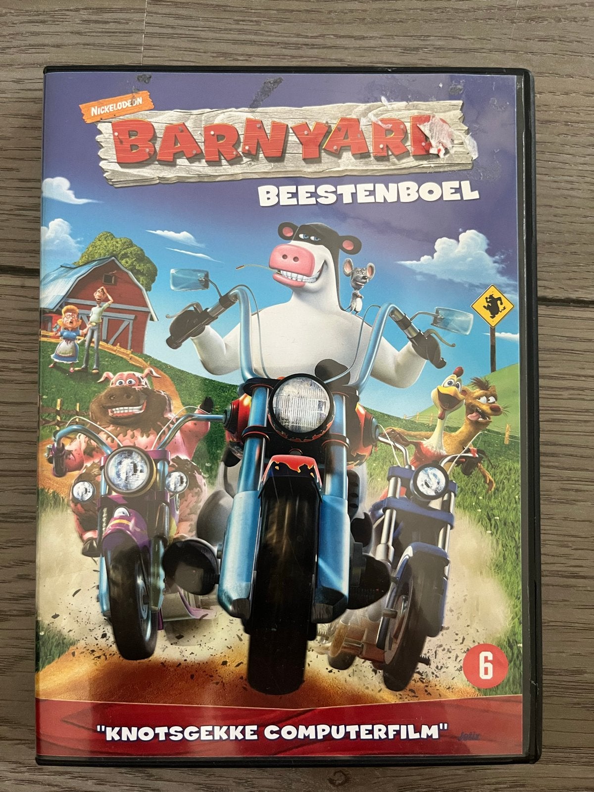 Barnyard Beestenboel DVD - Nickelodeon Animatie Film, Cd's en Dvd's, Gebruikt, Animatie, Vanaf 6 jaar, Film