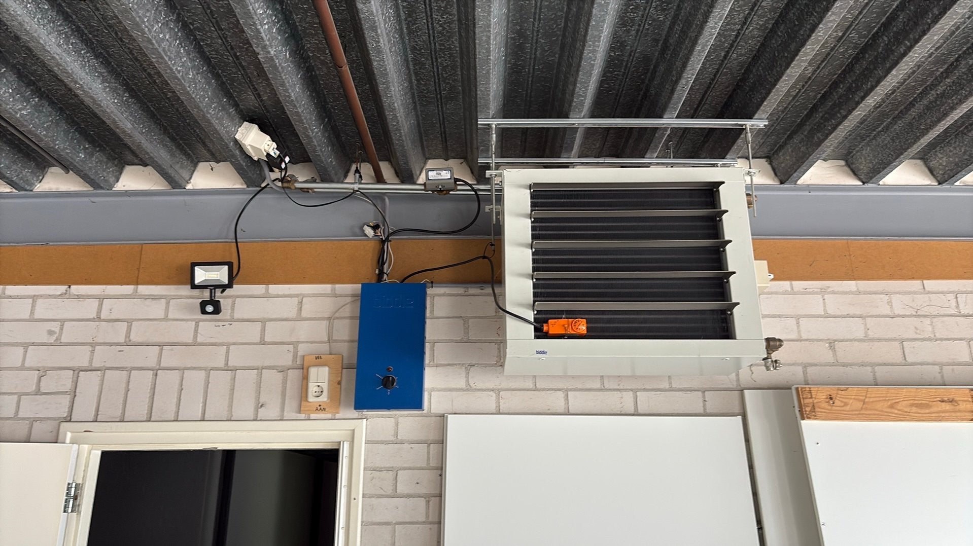Biddle H 42-2 6E verwarming / luchtgordijn - lucht gordijn, Ophalen, 30 tot 80 cm, Overige typen, Minder dan 60 cm