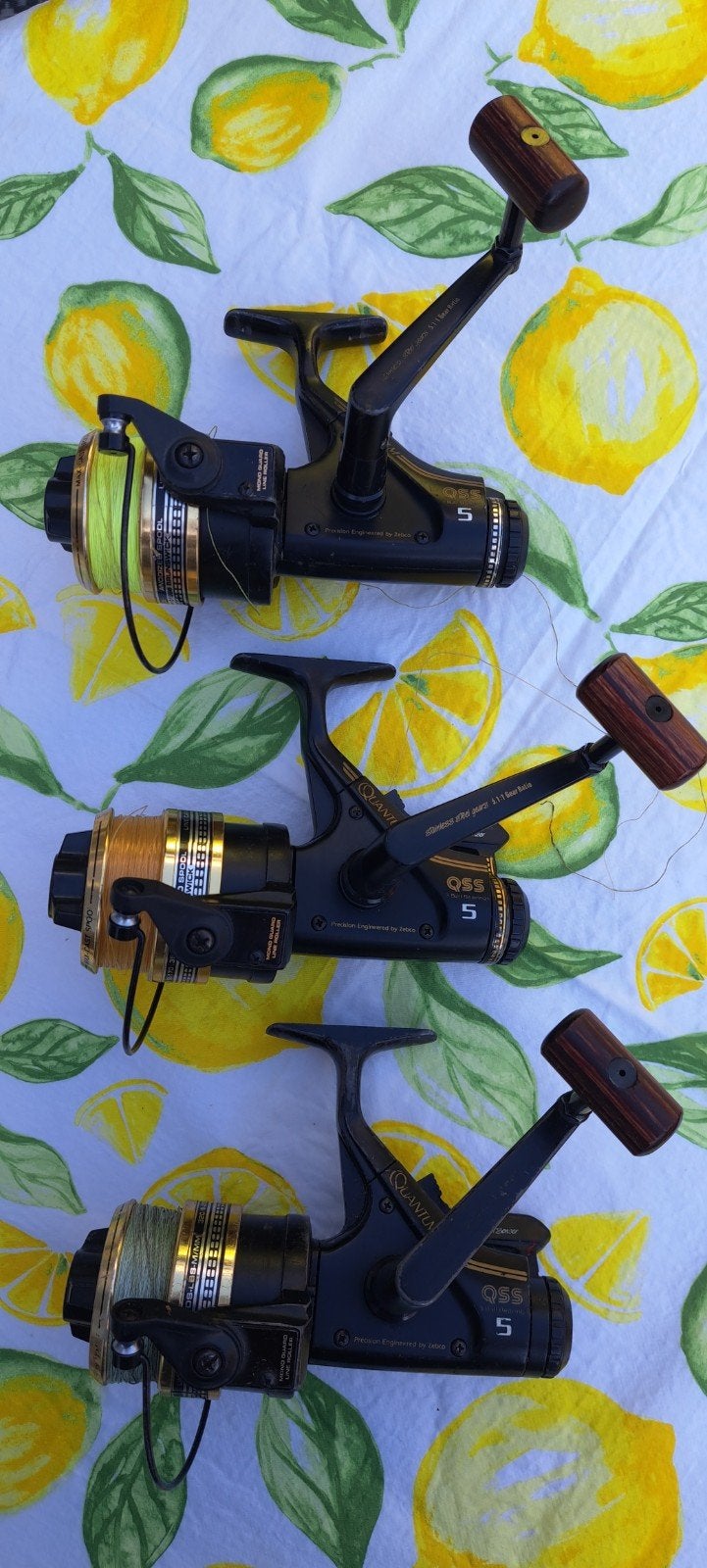 Baitrunners 3x Quantum by Zebco molens, Ophalen, Molen