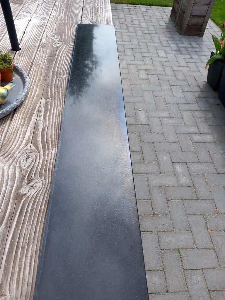 Graniet, zwart vensterbank, Ophalen of Verzenden, Zo goed als nieuw, Overige materialen