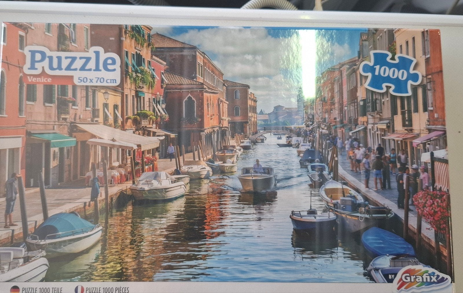 3x nieuw Grafix Puzzel 1000 stukjes - London, Venetië of New, Ophalen of Verzenden, 500 t/m 1500 stukjes, Nieuw, Legpuzzel
