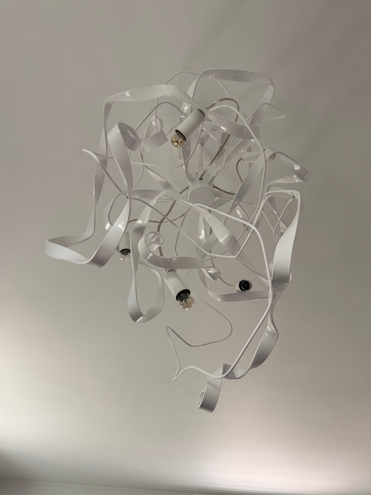 Moderne Zthal plafondlamp - Wit, 82x53 cm, Ophalen, Gebruikt, Kunststof, E27 (groot)