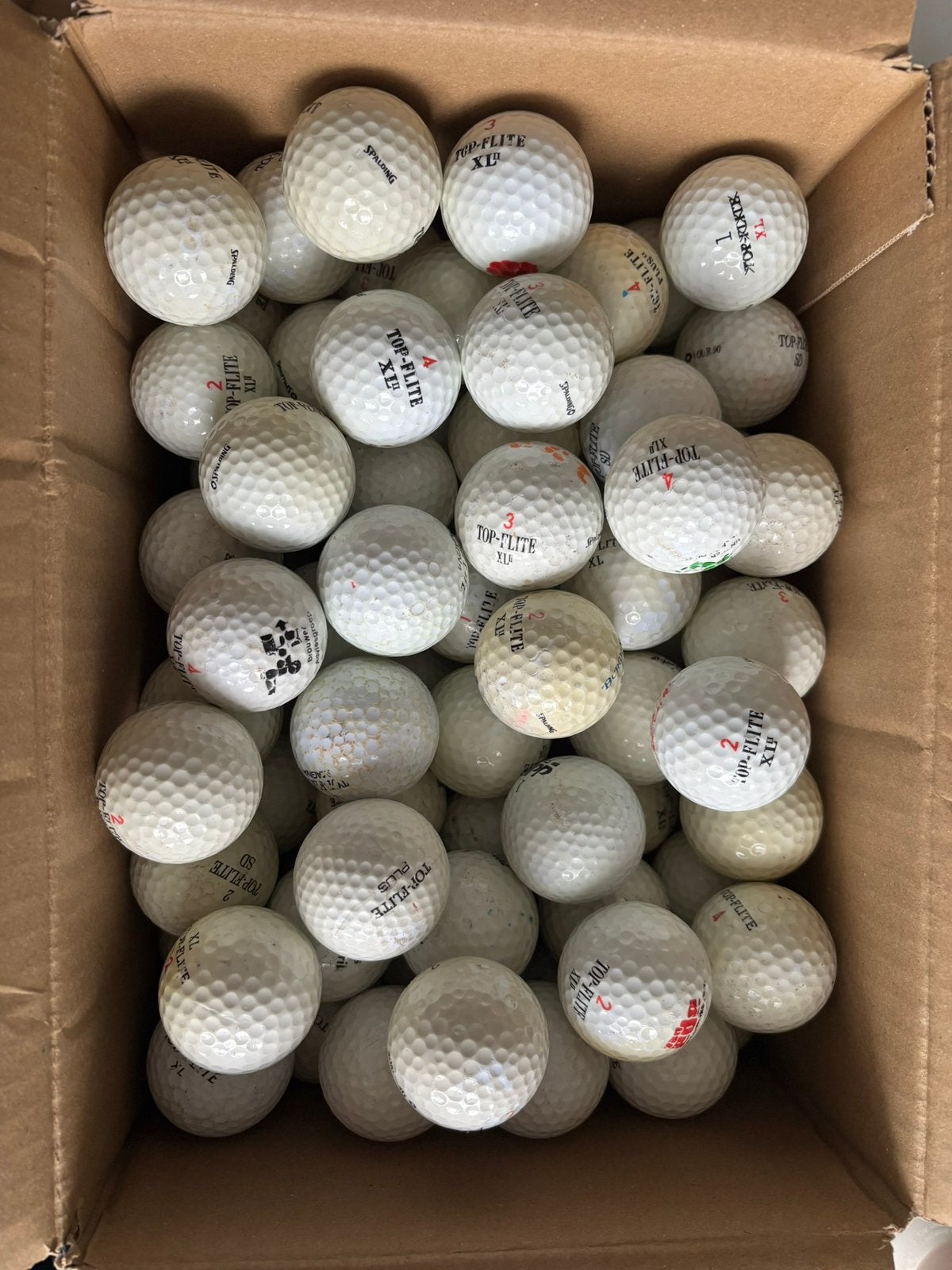 TopFlite golfballen, Ophalen of Verzenden, Gebruikt, Bal(len)