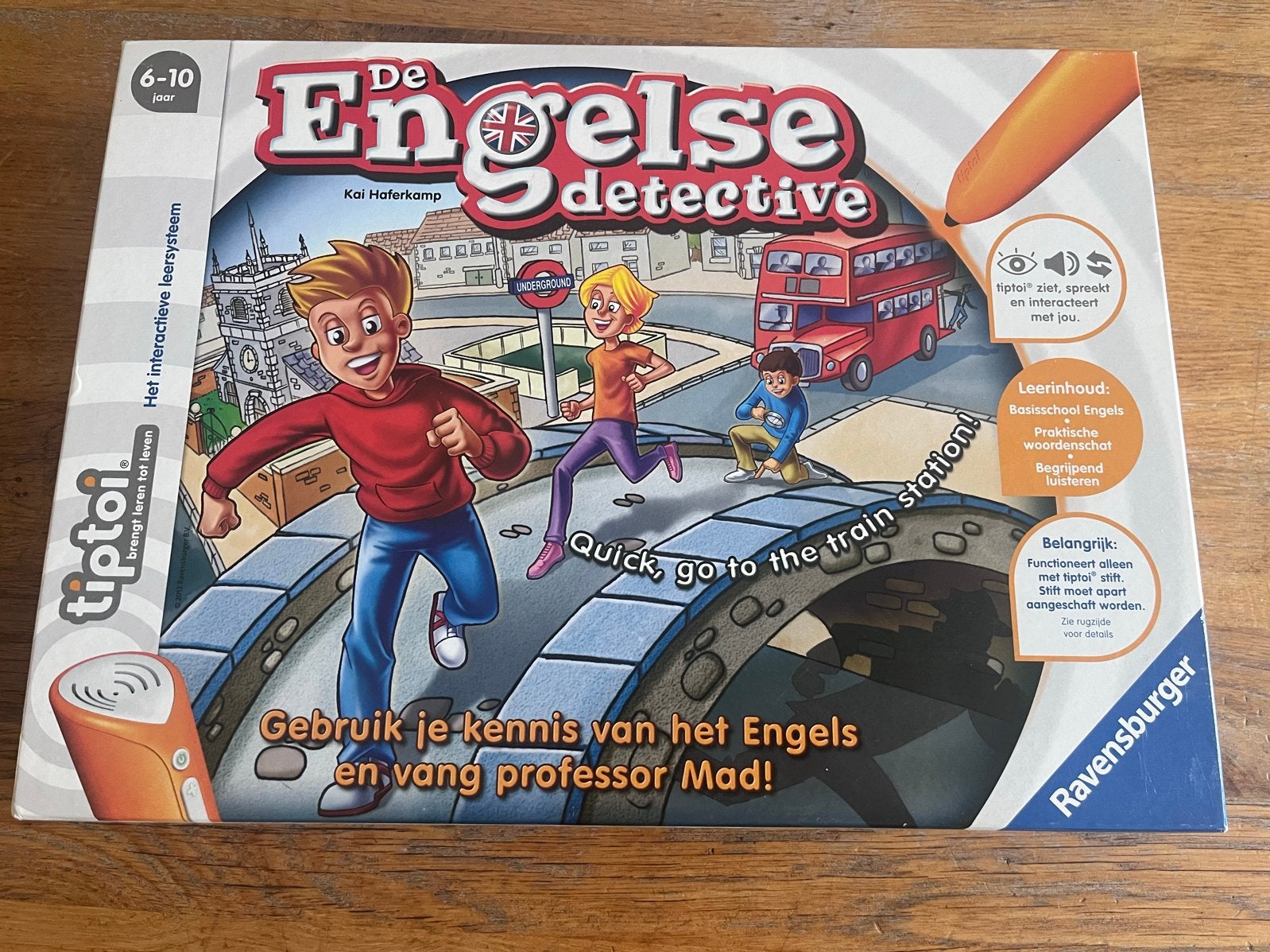 Tiptoi De Engelse Detective - Interactief Leersysteem, Ophalen, Zo goed als nieuw, Taal en Lezen