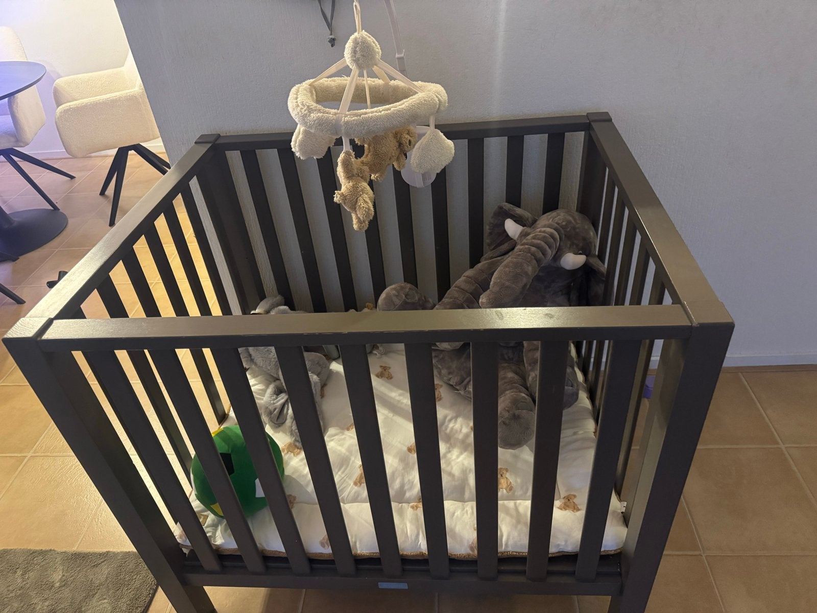 Bopita box met jolein boxkleed, Kinderen en Baby's, Boxen, Ophalen, Zo goed als nieuw, Rond, Boxkleed