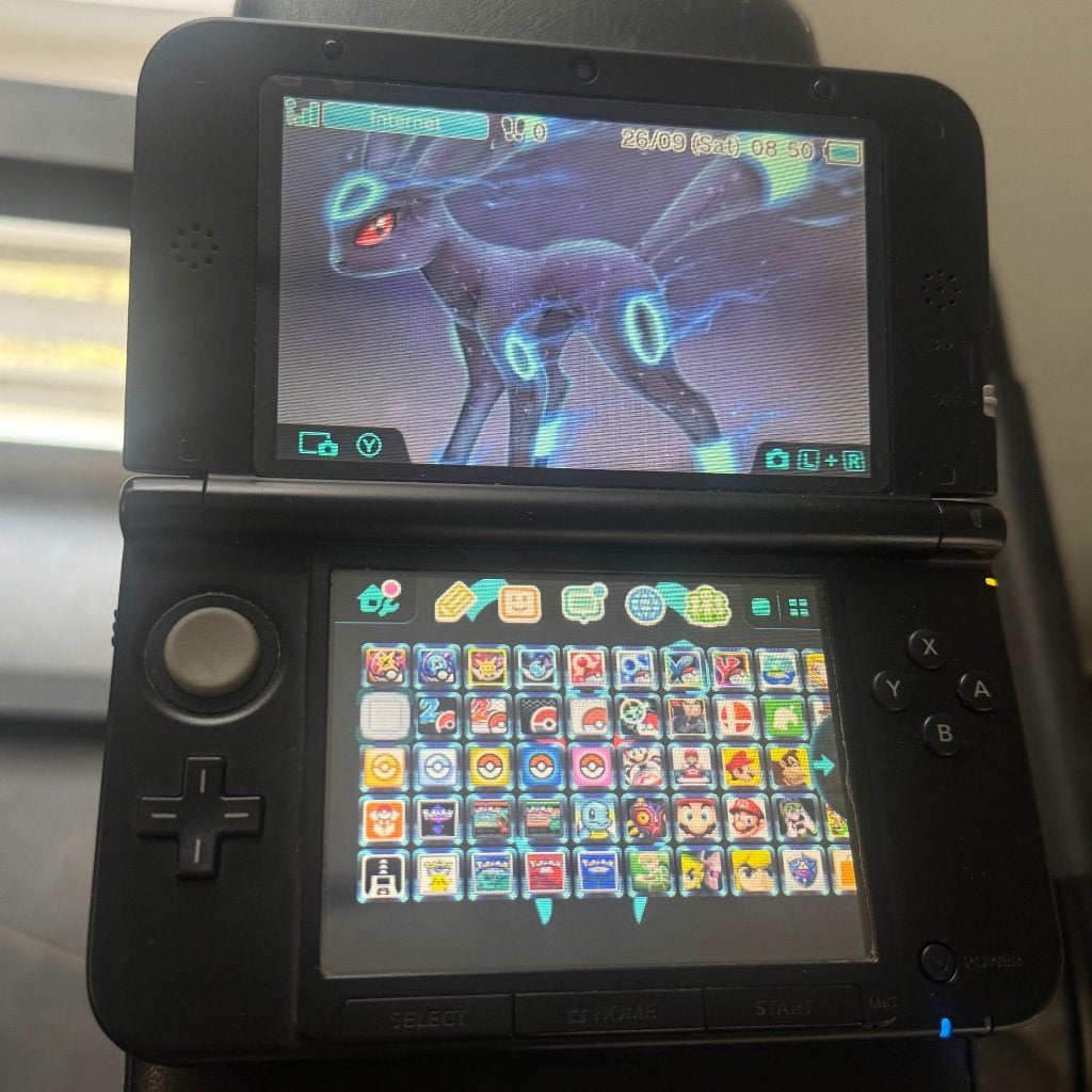 3DS XL Alle Pokemon Games + screen protectors, 64 GB., Spelcomputers en Games, Met games, 3DS XL, Zo goed als nieuw, Verzenden
