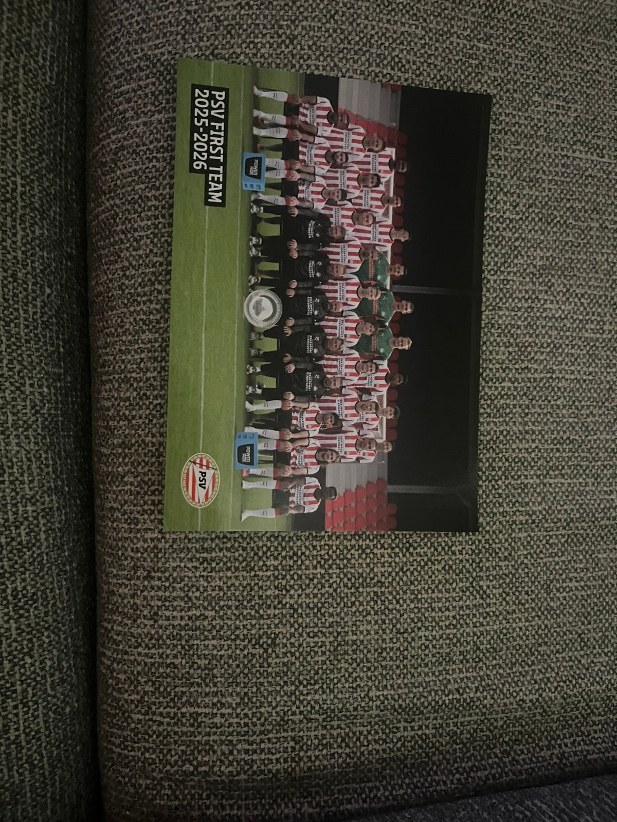 GROTERE FOTOKAART PSV 25-26, Ophalen of Verzenden, Zo goed als nieuw, PSV, Spelerskaart