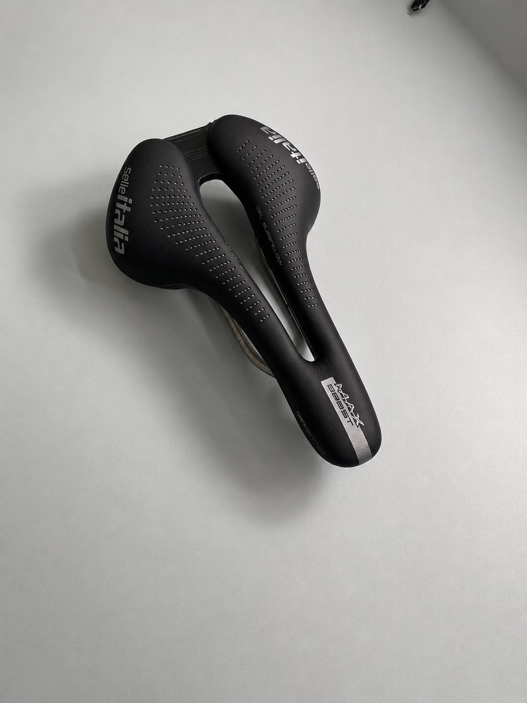 Selle Italia Max Flite Boost TI316 Gel Superflow Zadel, Titanium, Ophalen of Verzenden, Zo goed als nieuw, Zadel