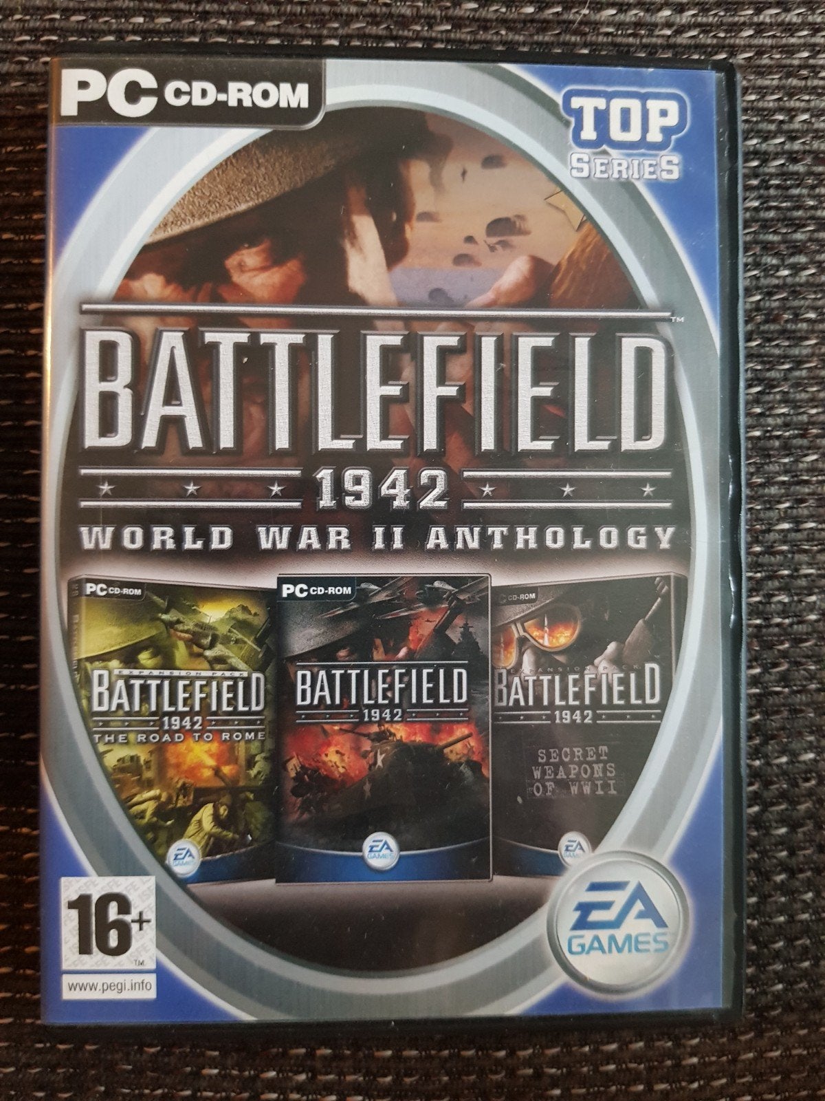 Battlefield 1942 pc game 3 disc in perfecte staat, Vanaf 18 jaar, Shooter, 1 speler, Ophalen of Verzenden