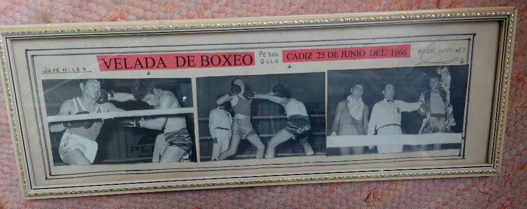 Boxing Avond in Cadiz Spanje 1966, Foto memorabilia, Antiek en Kunst, Ophalen of Verzenden