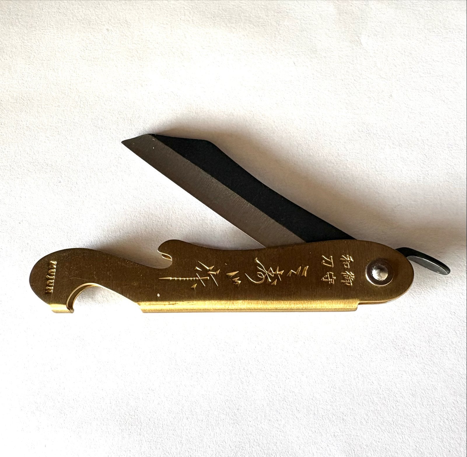 Japans MUJUN Fuji Knife Zakmes & Flesopener (Handgemaakt), Ophalen of Verzenden