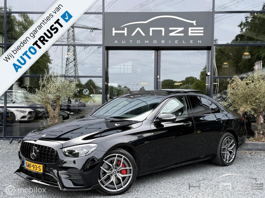 Mercedes E-klasse E300e AMG Pakket|Pano|Widescreen|ACC|Lane, Auto's, Achterwielaandrijving, Gebruikt, 4 cilinders, Met garantie (alle)