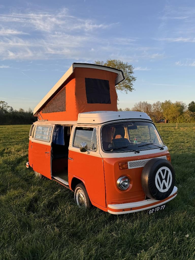 VW T2B Westfalia 1975 | Topstaat | Instapklaar, 1610 kg, Leder en Stof, Handgeschakeld, Particulier