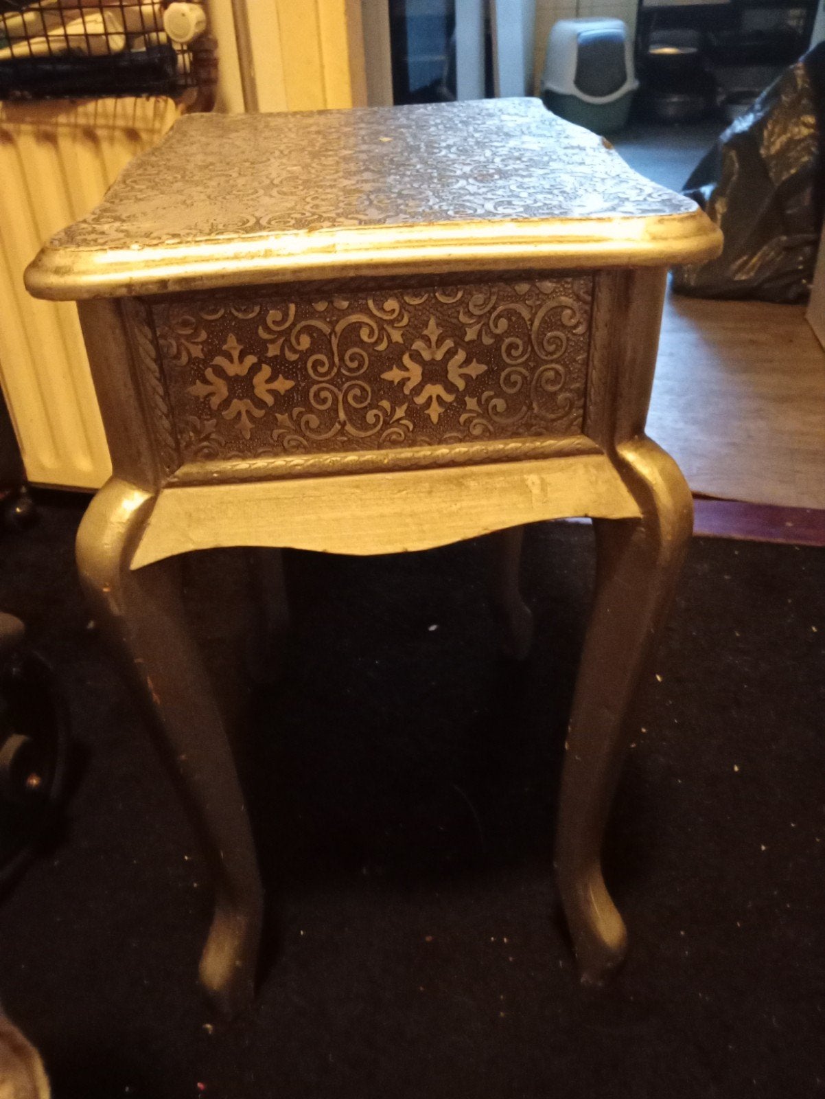 bijzettafel met lade, Ophalen of Verzenden, Minder dan 55 cm, 45 tot 60 cm