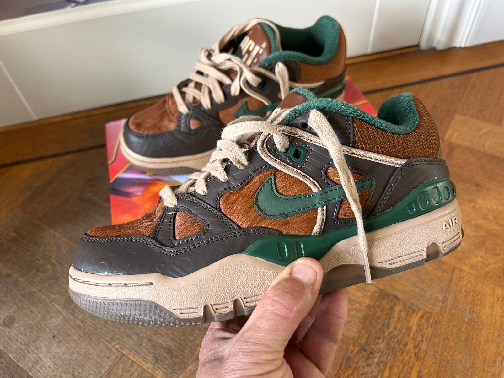 Nike Air Force 3 SP ‘Nigo Baroque Brown’ | maat 40, Overige kleuren, Nieuw, Ophalen of Verzenden, Sneakers of Gympen