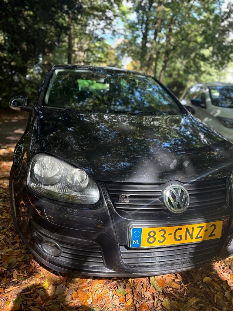 Volkswagen Golf GT Automaat1.4 TSI 103KW DSG 2008 Zwart, Auto's, 4 cilinders, Zwart, 1259 kg, 1390 cc