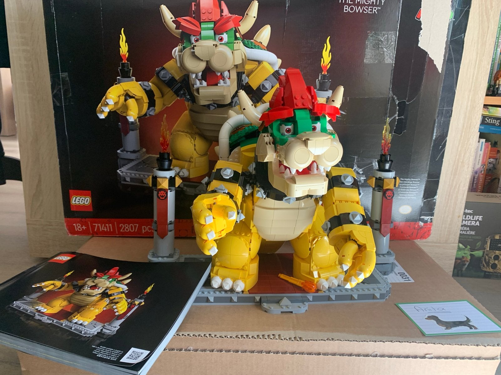Lego The Mighty Bowser 71411, Kinderen en Baby's, Speelgoed | Duplo en Lego, Ophalen, Gebruikt, Overige thema's, Lego