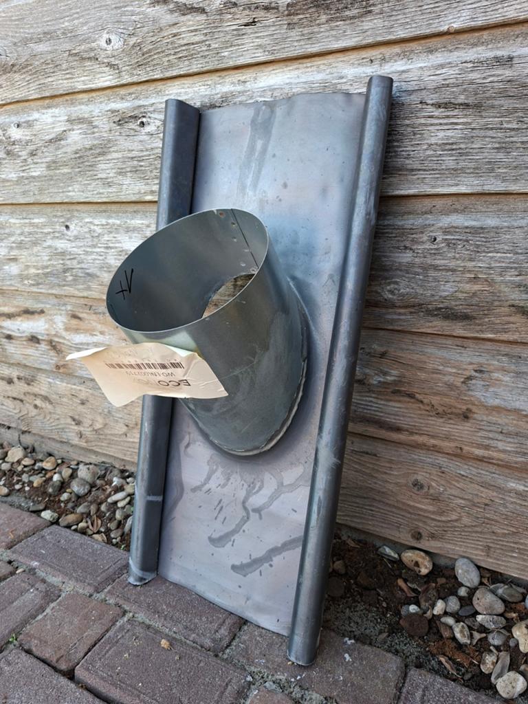 Universele dakdoorvoer / Loodslab voor pijp 160mm, Pvc, Nieuw, Ophalen of Verzenden, Minder dan 2 meter