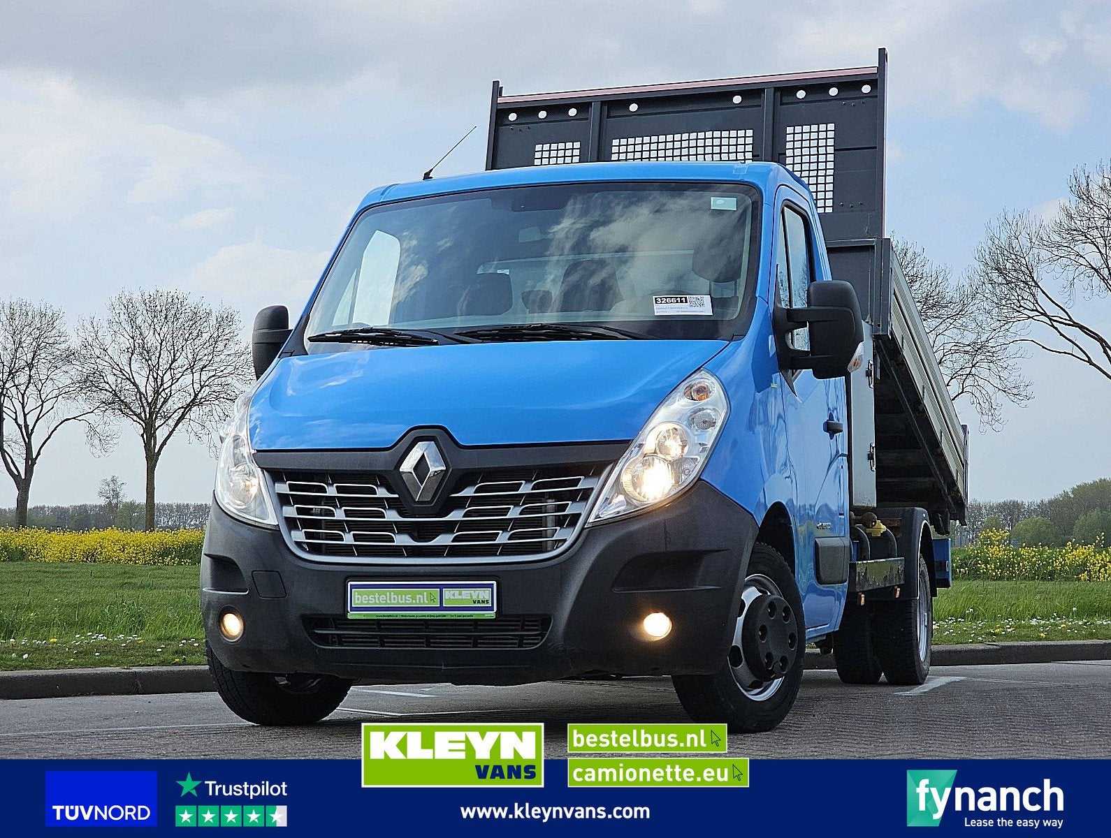 RENAULT MASTER 2.3 3-zijdige kipper ac!, Auto's, Gebruikt, Euro 6, 163 pk, Bedrijf