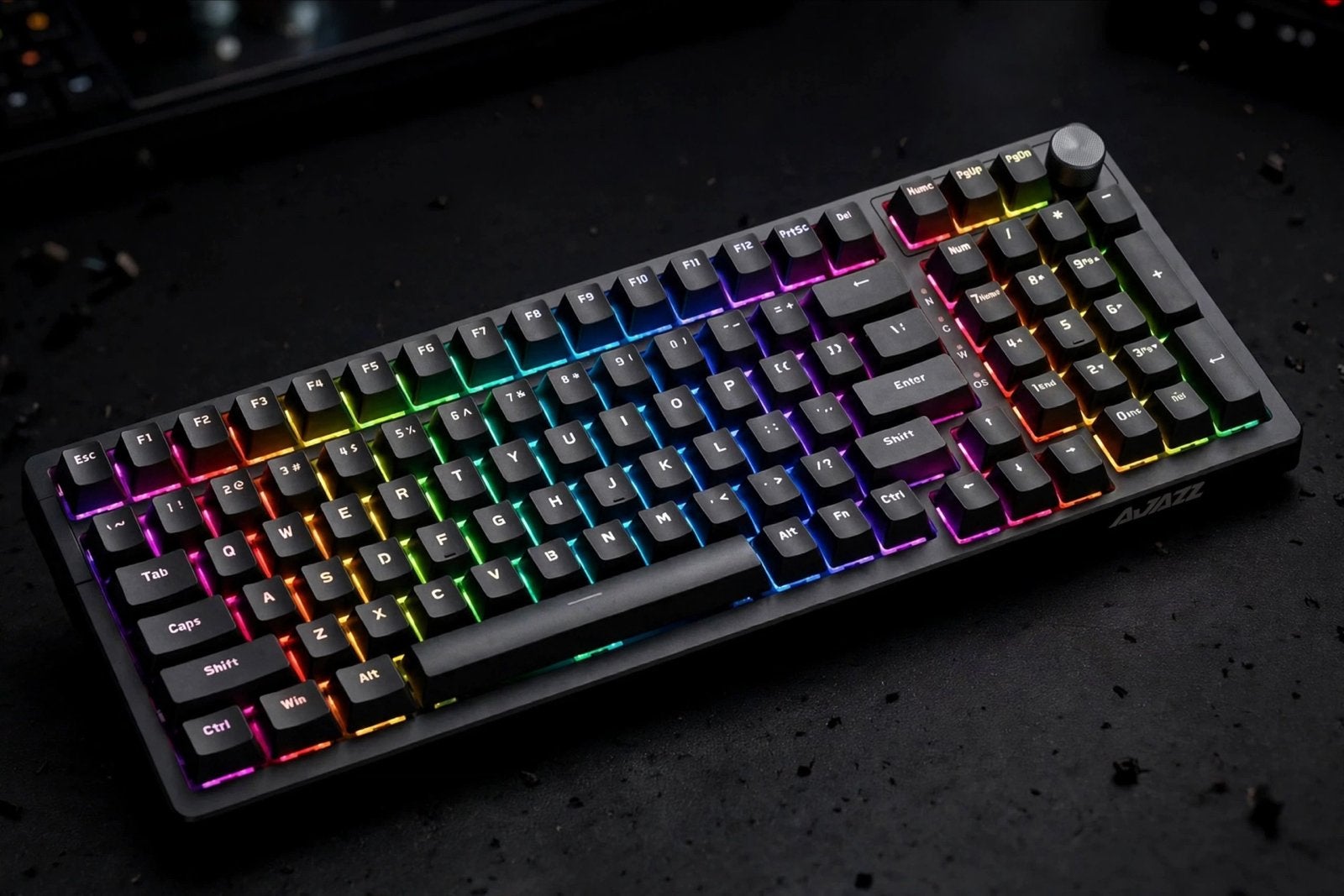Nieuw Ajazz Draadloos RGB Toetsenbord, Ophalen of Verzenden, Nieuw, Draadloos, Verlichte toetsen