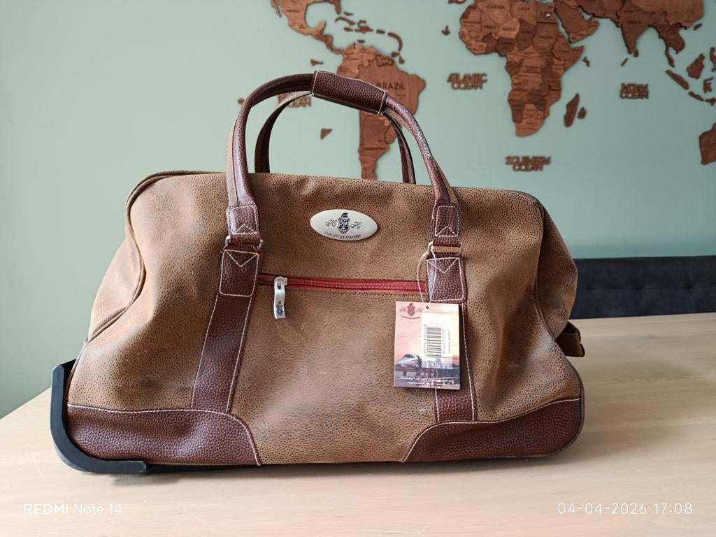 Herwalts Reistas Trolley Luxurious Traveler Editie Bruin, Sieraden, Tassen en Uiterlijk, Tassen | Reistassen en Weekendtassen