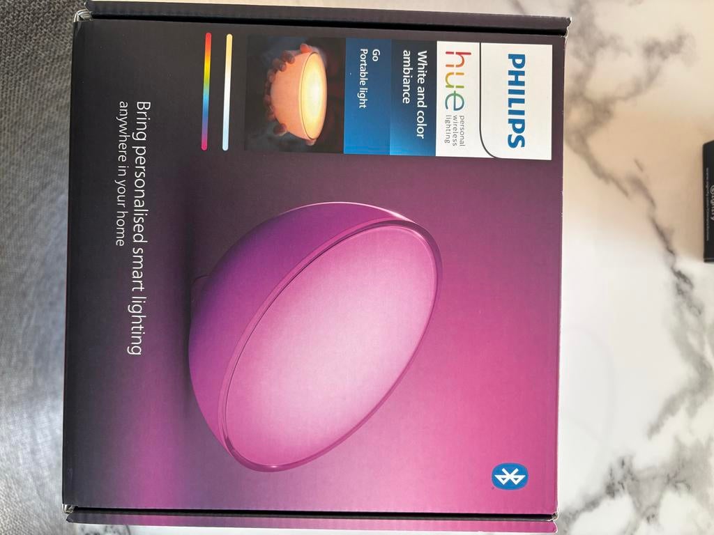 Philips Hue Go Draagbare Slimme LED Lamp - Wit & Kleur, Ophalen, Nieuw