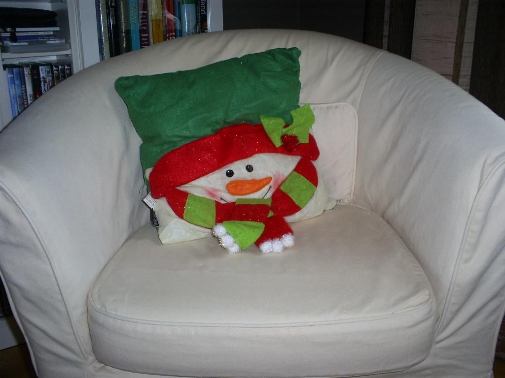 Decoratie - Kerstkussen met lampjes, Diversen, Ophalen of Verzenden, Nieuw