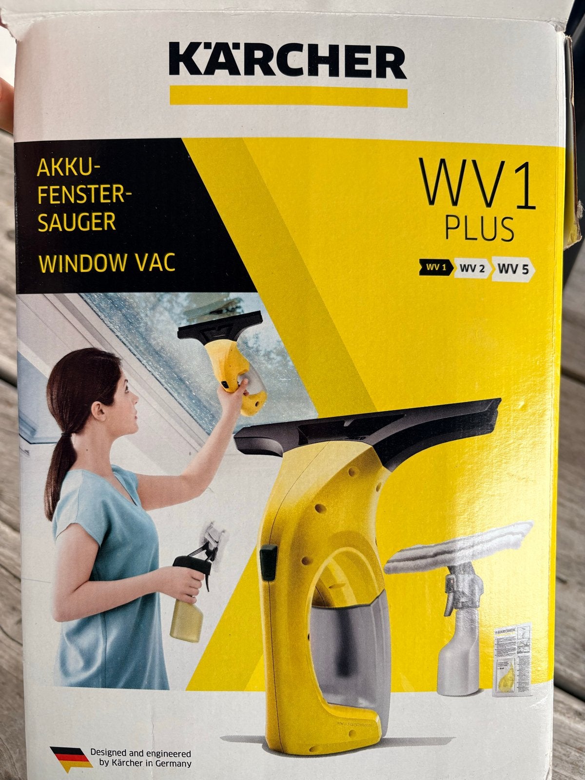Kärcher WV 1 Plus Accu-raamwisser, Ophalen of Verzenden, Raamwisser of Trekker