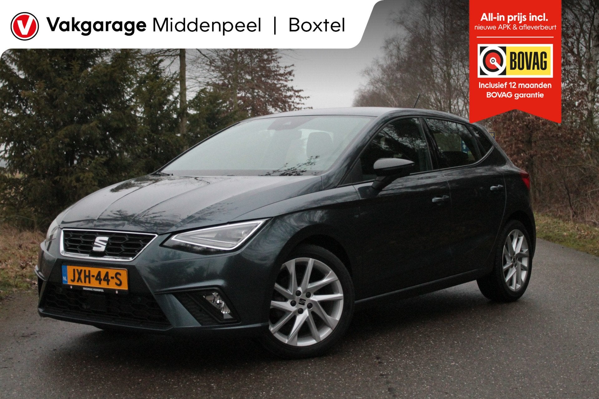 SEAT Ibiza 1.0 EcoTSI FR Business Intense | ACC | Camera | S, Stof, Gebruikt, 580 kg, Ibiza