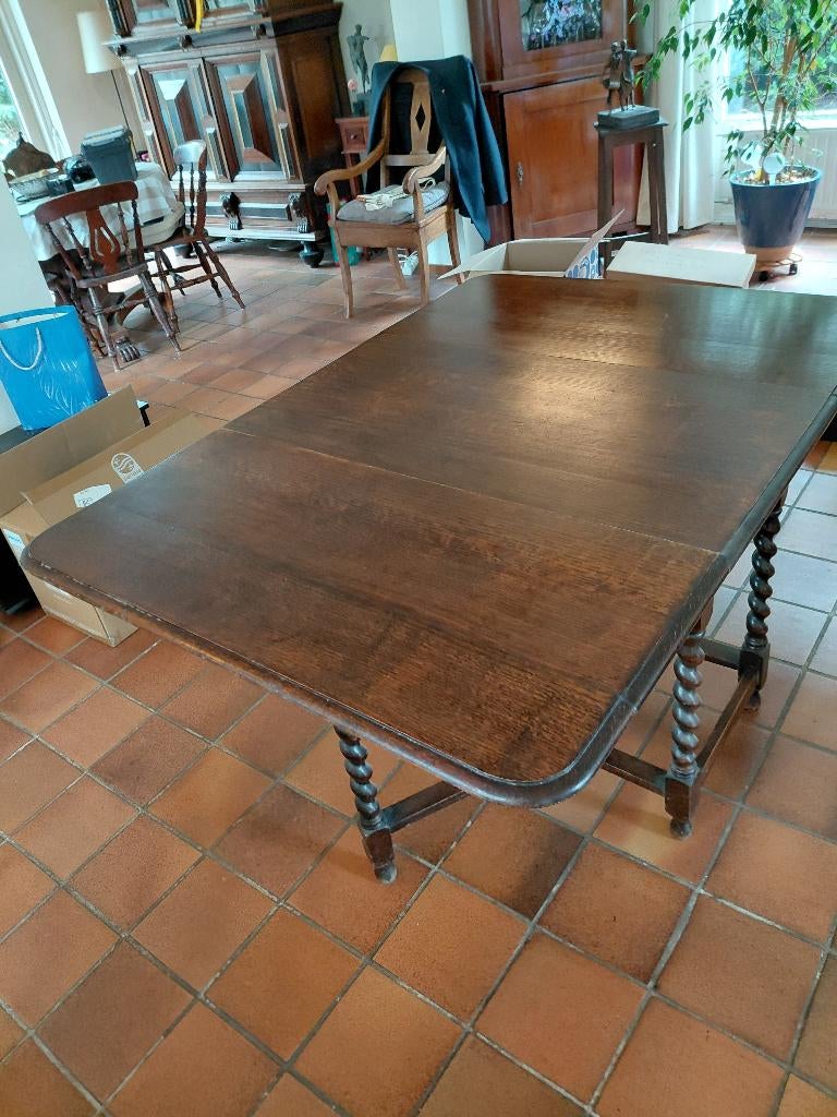 antieke klaptafel, Ophalen