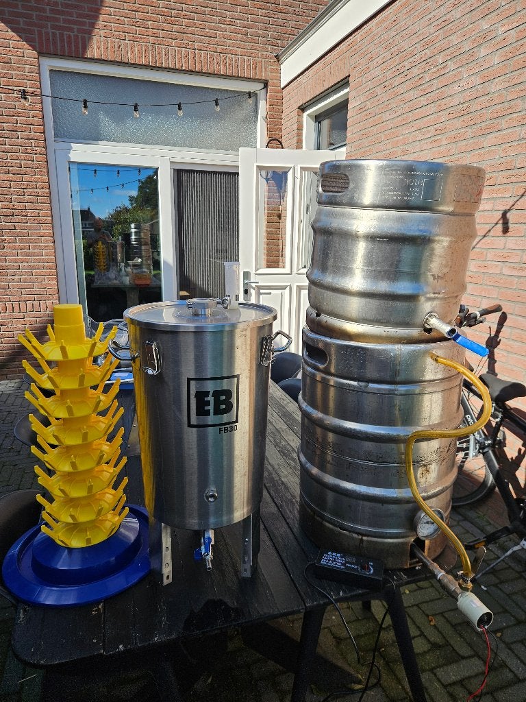 Volledige bierbrouw set (bierbrouwen), Ophalen, Gebruikt