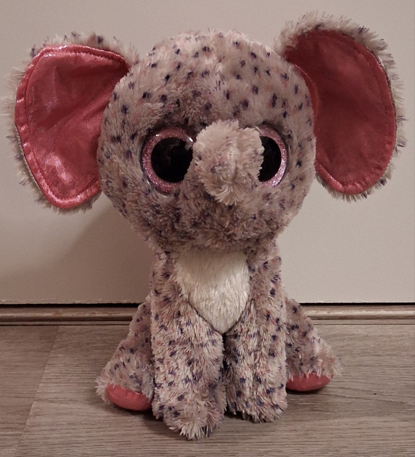 ty beanie boo olifant Sqecks 24 cm, Overige karakters, Grijs, Ophalen of Verzenden, Zo goed als nieuw
