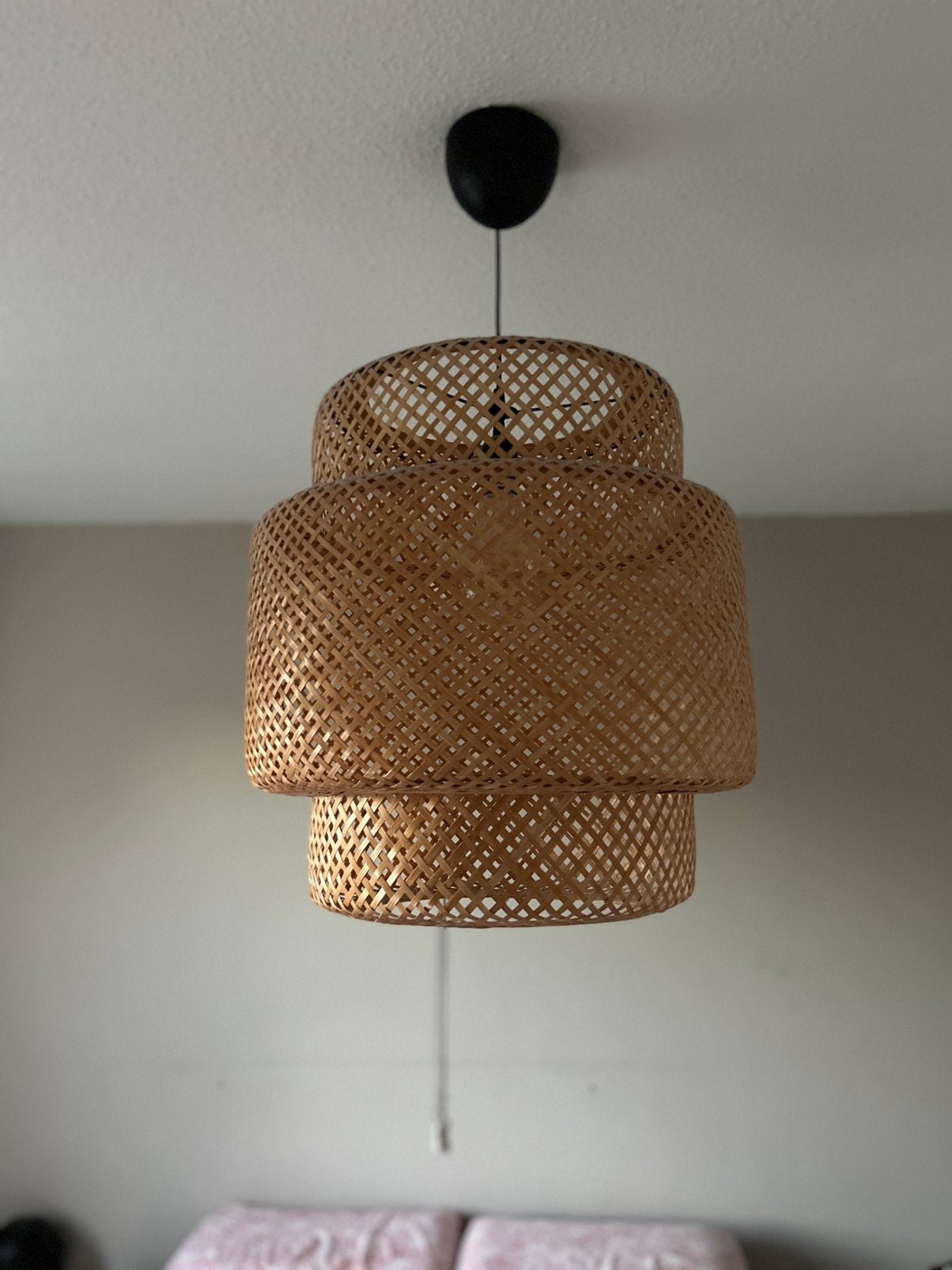 2x Ikea Sinnerlig lampen 50 cm, Ophalen of Verzenden, Zo goed als nieuw