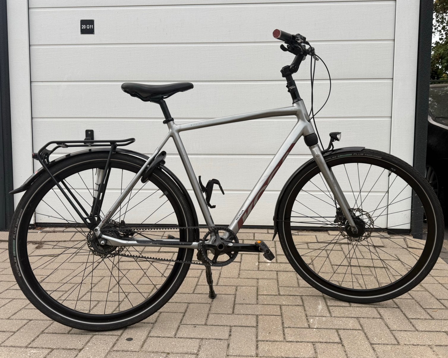 Koga F3 6.0 CENTS 57 Alfine 11 belt drive, Versnellingen, Zo goed als nieuw, 57 tot 61 cm, Ophalen