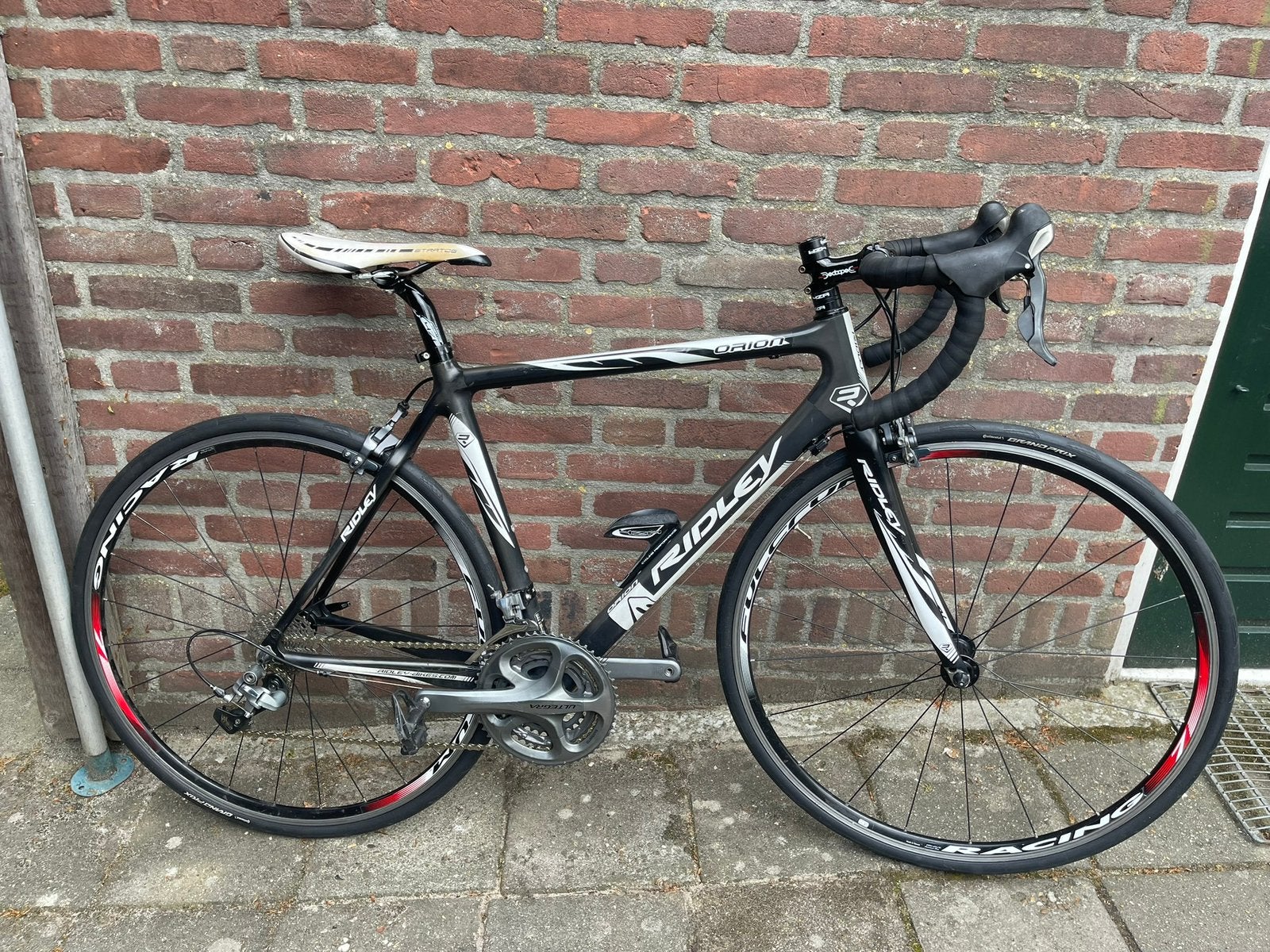 Ridley Orion racefiets, wielrenfiets,53,Ultegra, full carbon, Carbon, Zo goed als nieuw, Meer dan 20 versnellingen, 53 tot 57 cm