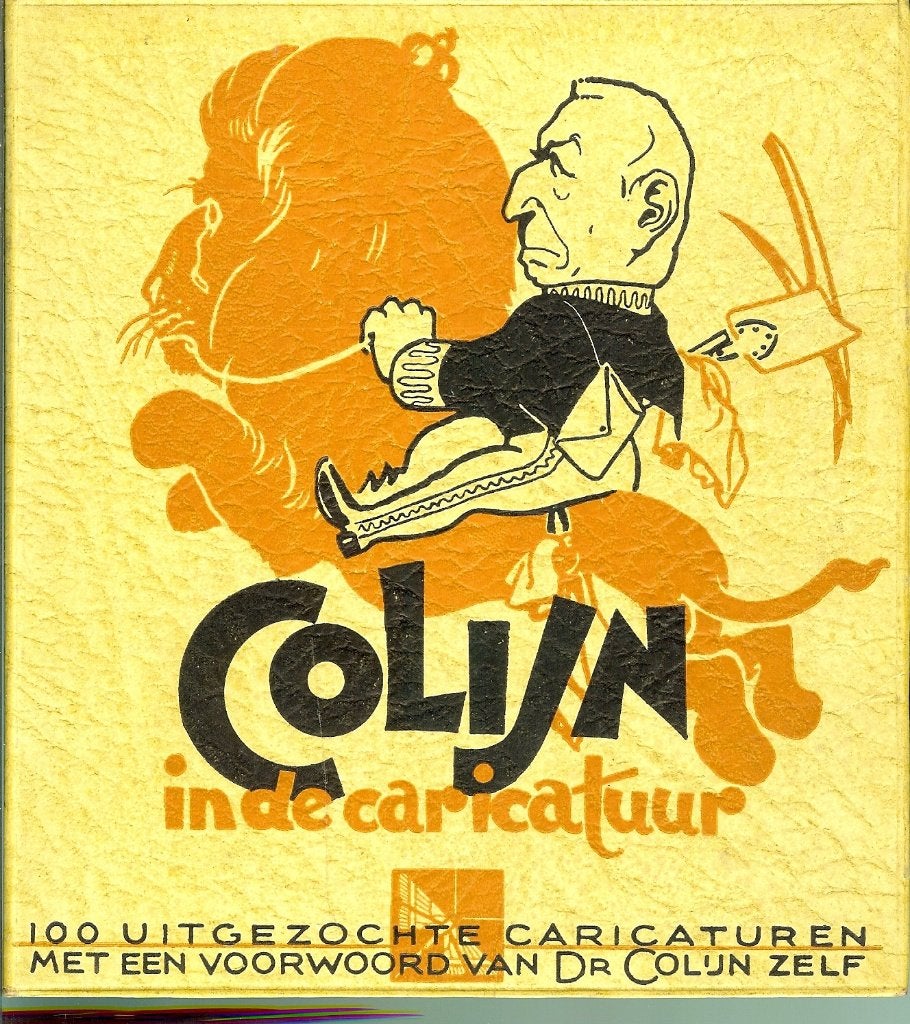 1936 - Colijn in de caricatuur - 100 caricaturen, Ophalen of Verzenden, Boek uit 1936