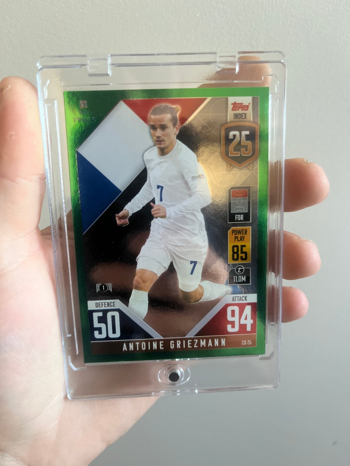 Antoine Griezmann Topps Match Attax Spelerskaart, Ophalen of Verzenden, Zo goed als nieuw, Buitenlandse clubs, Spelerskaart